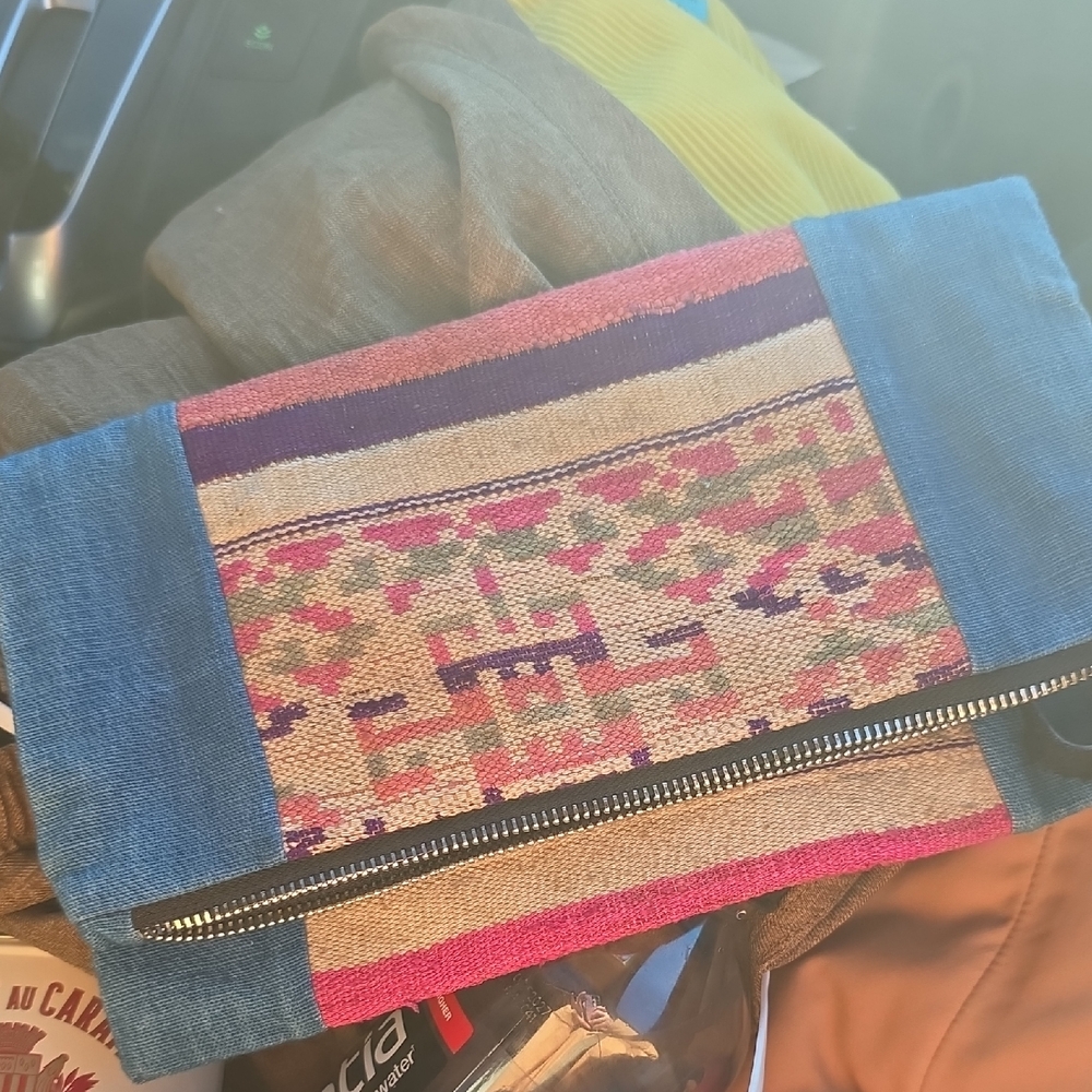 Ock Pop Tok Handmade Tapestry Hemp Clutch Inspired By Laos